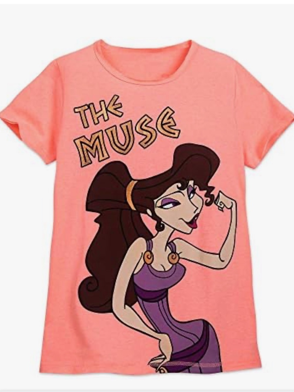 Disney Store Megara “Meg” Hercules T-Shirt Women’s Size L NWT